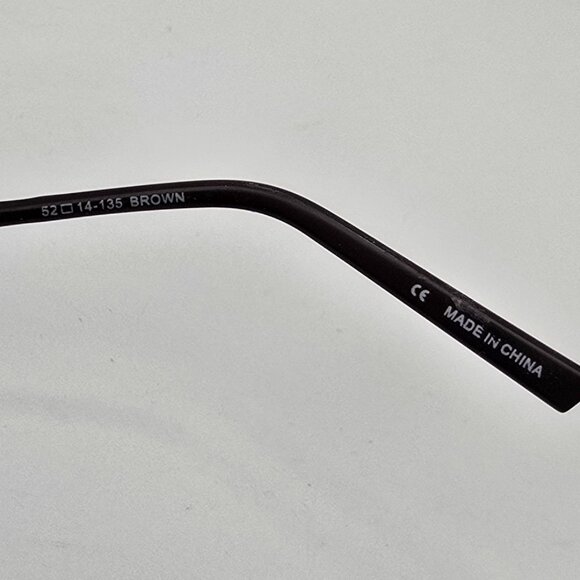 Wittnauer Hazel Brown Green Blue Eyeglasses Frame w/ Case 52-14-135 - Picture 9 of 15